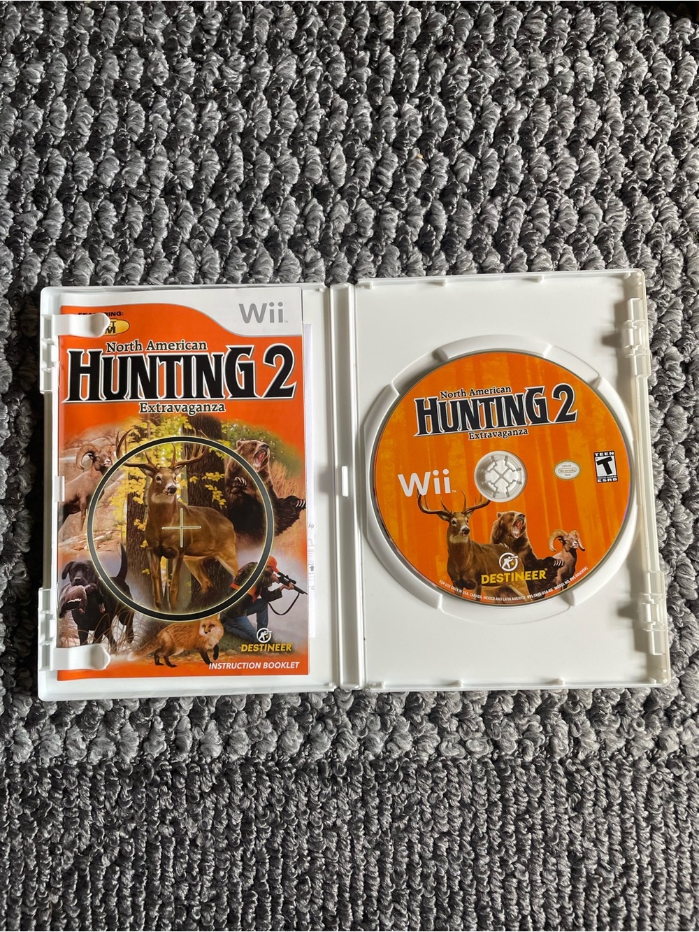 White AR Hunting Rifle VR Accessory Shell for Wii - Picture 5 of 5
